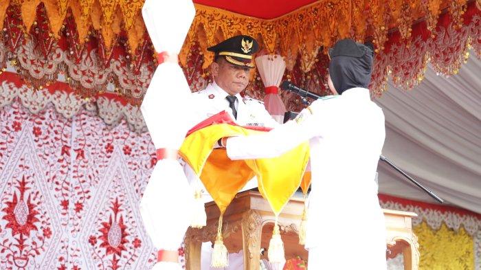 Pj Wali Kota Kotamobagu Sulut Abdullah Mokoginta Bertindak jadi Inspektur Upacara Hut RI 79 Tahun