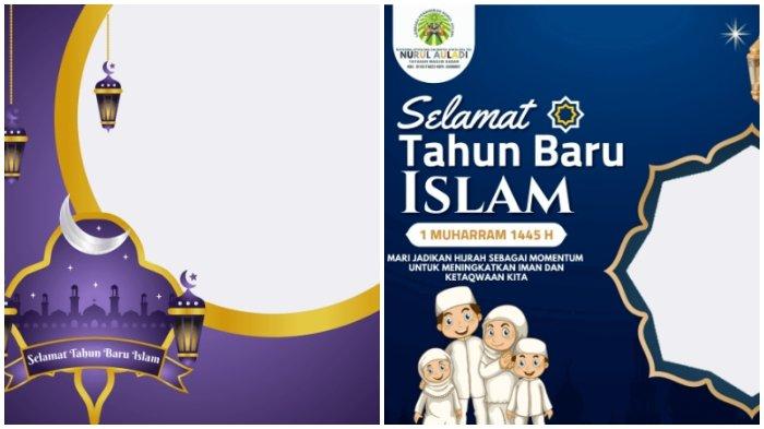 Kumpulan link twibbon Tahun Baru Islam 2023 yang berisi ucapan dengan desain menarik.