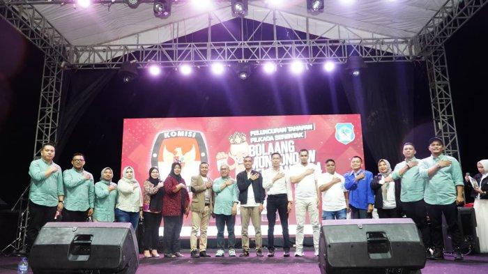 Launching Pilkada di Kabupaten Bolsel, Provinsi Sulawesi Utara (Sulut).
