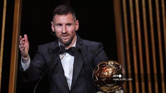 Lionel Messi Sejajarkan Diri dengan Cristiano Ronaldo Usai Raih Ballon d'Or 2023, Debat GOAT Selesai.