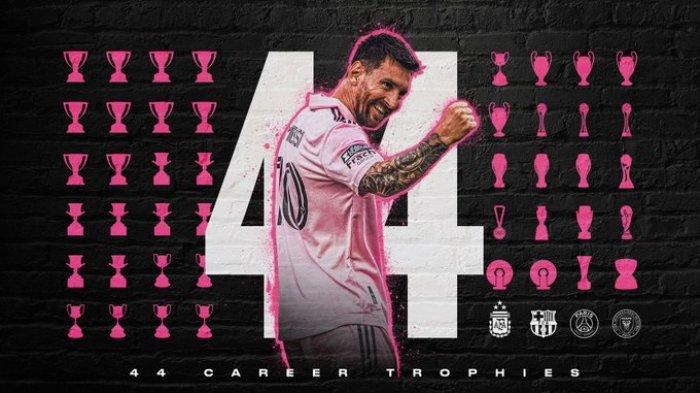 Lionel Messi koleksi 44 trofi sepanjang kariernya, Kini jadi pesepak bola tersukses