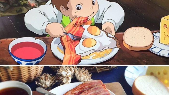 Makanan yang ada dalam anime Howl's Moving Castle