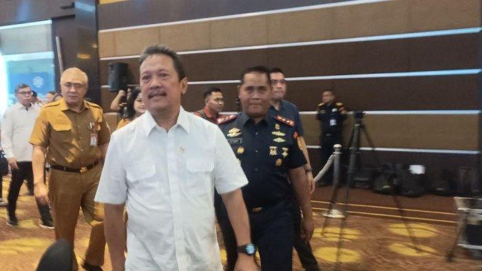 Menteri Kelautan dan Perikanan RI Sakti Wahyu Trenggono Hadiri Rakernis di Manado Sulawesi Utara, Selasa (4/6/2024).