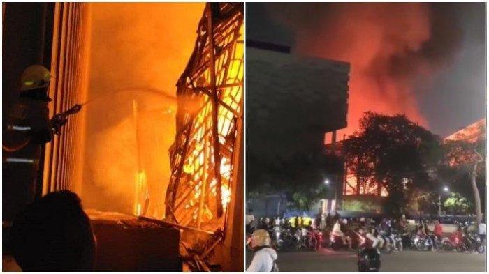 Museum Gajah atau Museum Nasional yang terletak di kawasan Gambir, Jakarta Pusat, mengalami kebakaran, Sabtu (16/9/2023) malam.