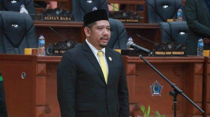PAW Wakil Ketua DPRD Sulut, Selasa 13 Februari 2024 di ruang paripurna.