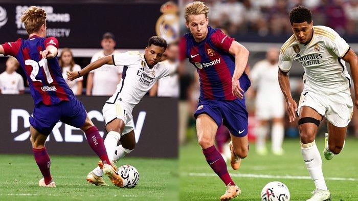 Pada babak pertama, pertandingan yang digelar di AT&T Stadium, Texas, Amerika Serikat, tersebut berakhir dengan skor 1-0 untuk Barcelona.