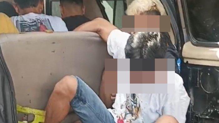 Para pelaku ketika dibawa ke Polresta Manado.