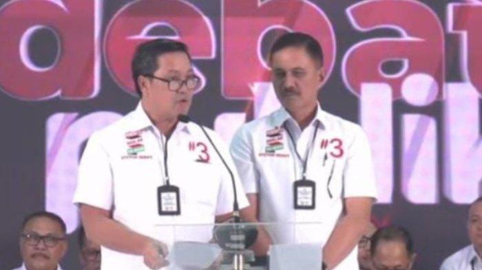 Pasangan Calon Gubernur Sulawesi Utara dan Wakil Gubernur Sulut dari PDIP Steven Kandouw dan Letjen TNI (Purn) Alfred Denny Tuejeh (SK ADT) rebound dalam survei Pilgub Sulut 2024.