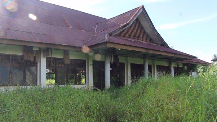 Patung menari di eks Taman Budaya Sulawesi Utara, tepatnya di Jalan Maengket Nomor 31, Kelurahan Wanea, Kecamatan Wanea, Manado, Sulawesi Utara, Selasa (7/5/2024), tak lagi terlihat.