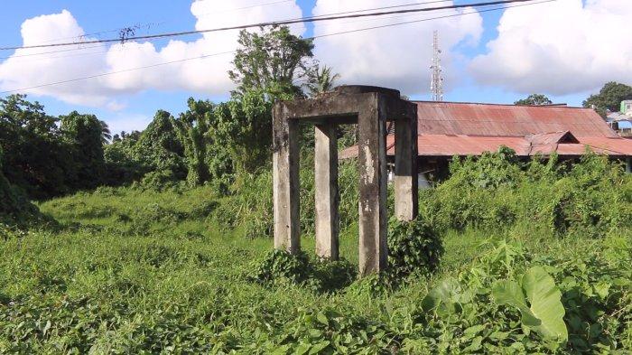 Patung menari di eks Taman Budaya Sulawesi Utara, tepatnya di Jalan Maengket Nomor 31, Kelurahan Wanea, Kecamatan Wanea, Manado, Sulawesi Utara, Selasa (7/5/2024), tak lagi terlihat.