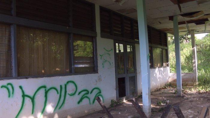 Patung menari di eks Taman Budaya Sulawesi Utara, tepatnya di Jalan Maengket Nomor 31, Kelurahan Wanea, Kecamatan Wanea, Manado, Sulawesi Utara, Selasa (7/5/2024), tak lagi terlihat.