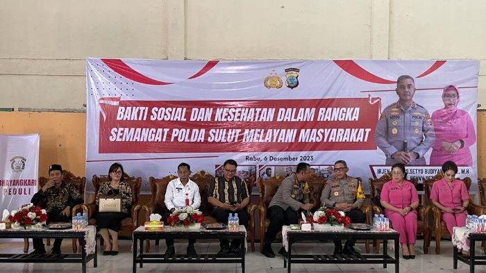 Foto ilustrasi Pelaksanaan Bakti Sosial dan Kesehatan dalam rangka semangat Polda Sulut melayani masyarakat, empat kali digelar Polda Sulut dan Pemkot Bitung di Bitung.