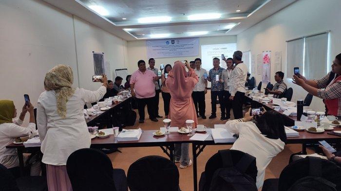 Pelatihan P3PD di Hotel Peninsula, Kota Manado, Sulawesi Utara, diikuti oleh aparatur desa dari empat kabupaten, yaitu Bolaang Mongondow, Bolaang Mongondow Utara, Bolaang Mongondow Selatan, dan Minahasa Selatan, Selasa (3/10/2023).