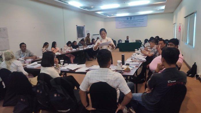 Pelatihan P3PD di Hotel Peninsula, Kota Manado, Sulawesi Utara, diikuti oleh aparatur desa dari empat kabupaten, yaitu Bolaang Mongondow, Bolaang Mongondow Utara, Bolaang Mongondow Selatan, dan Minahasa Selatan, Selasa (3/10/2023).