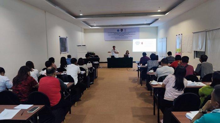Pelatihan Penguatan Program Pemerintah dan Pembangunan Desa (P3PD) di Hotel Peninsula, Manado, Sulawesi Utara, Rabu (27/9/2023).