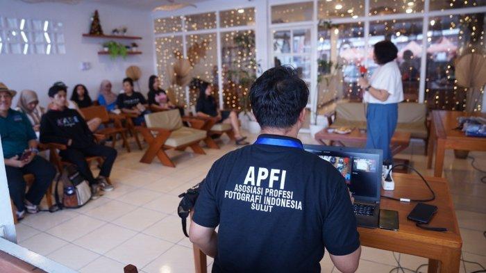 Pelatihan fotografi yang digelar APFI Sulut di RM Meimo, Sabtu (9/3/2024).