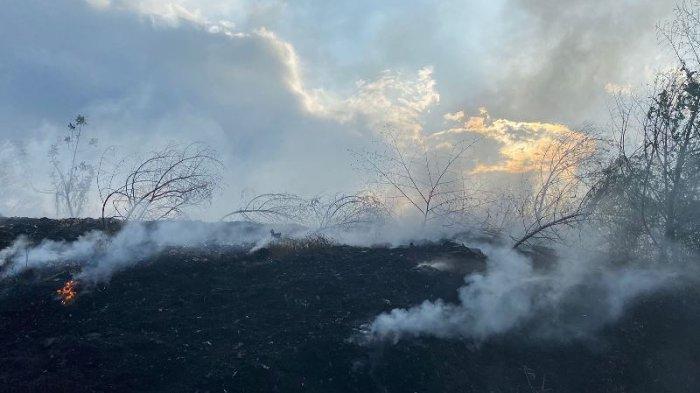 Kondisi di TPA Sumompo, Kecamatan Mapanget, Kota Manado, Sulawesi Utara, Rabu (4/10/2023).