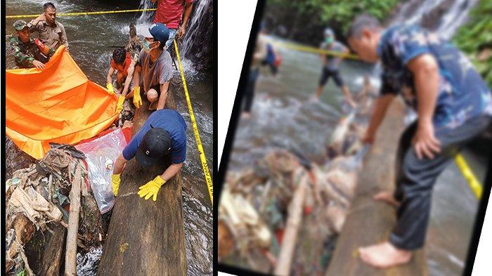 Penemuan mayat di Air Terjun di Tomohon Sulawesi Utara, Selasa 24 September 2024.