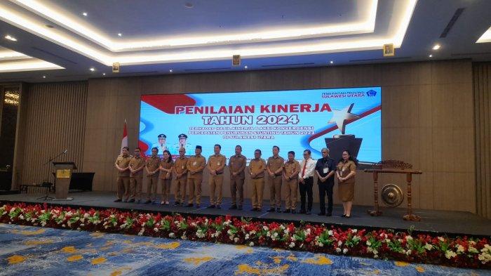 Penilaian Kinerja Tahun 2024 Terhadap Hasil Kerja Delapan Aksi Konvergensi Percepatan Penurunan Stunting Tahun 2023 Provinsi Sulut, Selasa (28/5/2024) di Hotel Sentra Manado