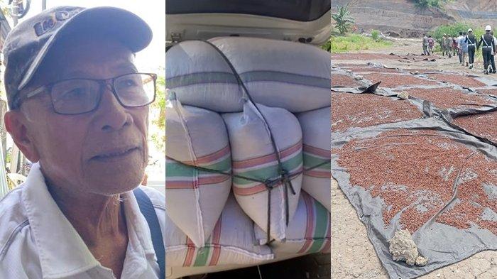 Petani Asal Minahasa Selatan, Karel Leler saat diwawancara Tribun Manado pada (Rabu, 24/7/2024) lalu