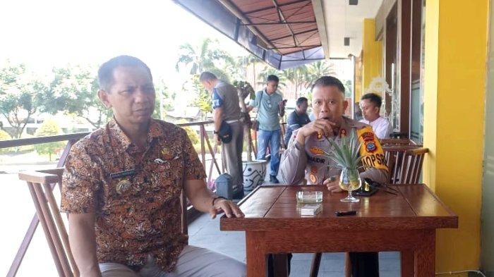 Pj Bupati Bolmong Jusnan C Mokoginta dan Kapolres Bolmong AKBP Muhammad Chaidir