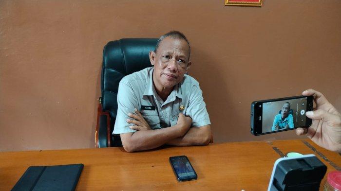 Plh Kadis DLH Manado Supriyatna saat ditemui Tribunmanado.co.id, Selasa 16 Januari 2024.