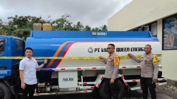 Polres Minsel Amankan Ribuan Liter BBM jenis solar subsidi