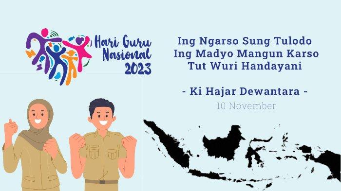 Poster Hari Guru Nasional (HGN) 2023.