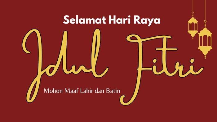Poster Selamat Idul Fitri 2024