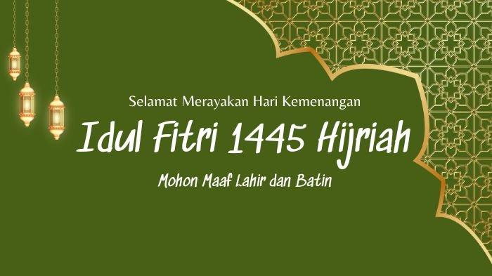 Poster Selamat Idul Fitri 2024