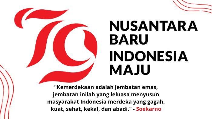 Poster Ucapan HUT RI ke 79 tahun, 17 Agustus 2024