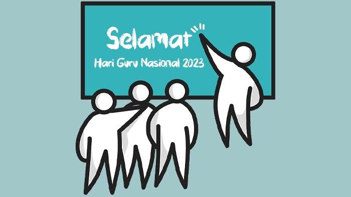Poster Ucapan Selamat Hari Guru Nasional 2023
