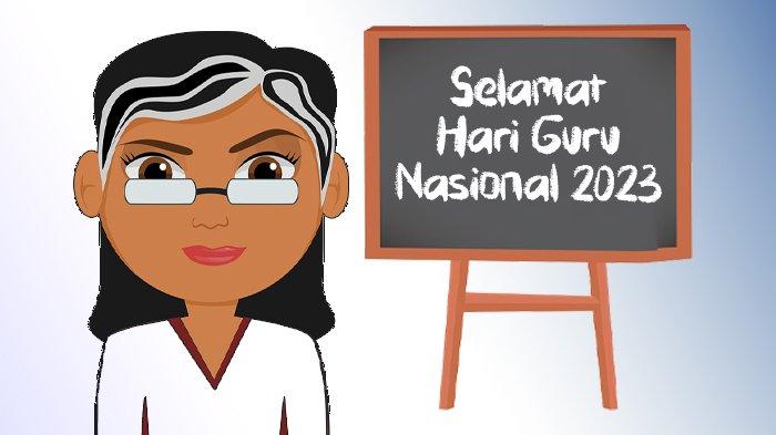 Poster Ucapan Selamat Hari Guru Nasional 2023