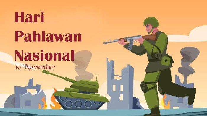Poster Ucapan Selamat Hari Pahlawan 2023.