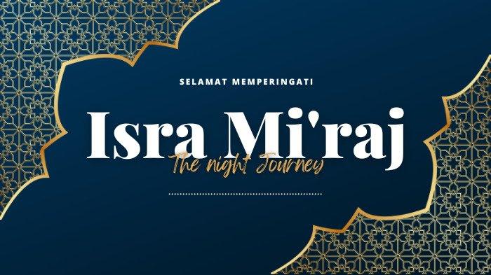Poster Ucapan Selamat Isra Miraj 1445 H