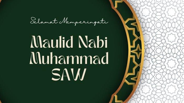 Poster Ucapan Selamat Maulid Nabi Muhammad SAW 2024