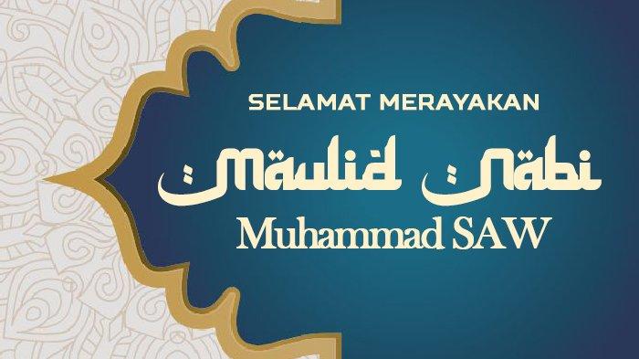 Poster Ucapan Selamat Maulid Nabi Muhammad SAW 2024