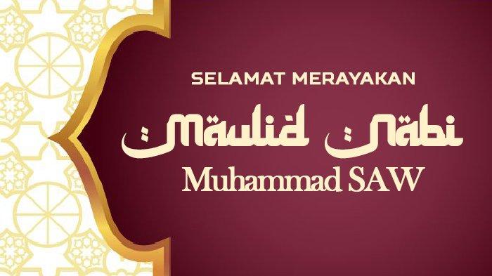 Poster Ucapan Selamat Maulid Nabi Muhammad SAW 2024