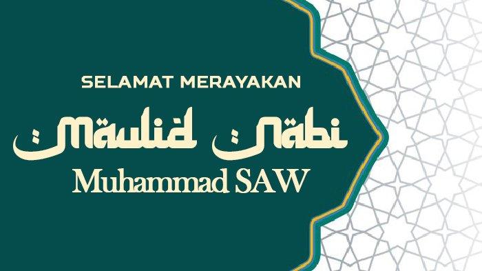 Poster Ucapan Selamat Maulid Nabi Muhammad SAW 2024
