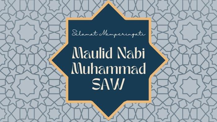 Poster Ucapan Selamat Maulid Nabi Muhammad SAW 2024