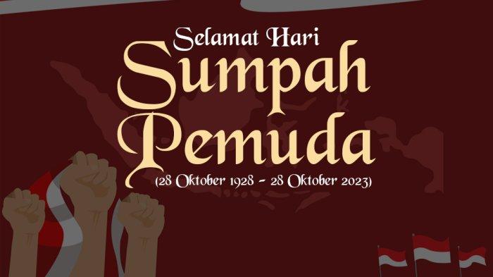 Poster ucapan Selamat Hari Sumpah Pemuda.