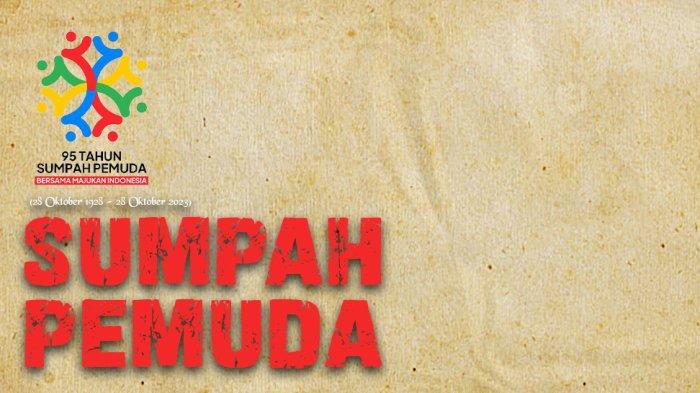 Poster ucapan Selamat Hari Sumpah Pemuda.