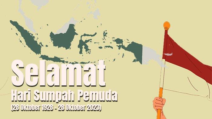 Poster ucapan Selamat Hari Sumpah Pemuda.