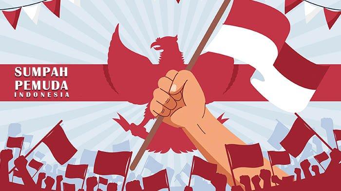Poster ucapan Selamat Hari Sumpah Pemuda 2023.