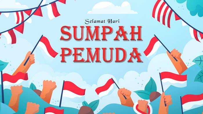 Poster ucapan selamat hari Sumpah Pemuda 2023.