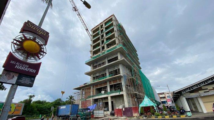 Potret terkini Gedung Hotel Amaris di Kawasan Megamas Manado, Sulawesi Utara
