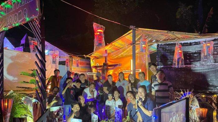 Potret Taman Paskah jemaat GMIM Abraham Matungkas Minut