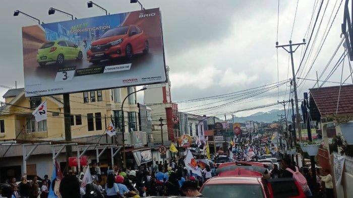 Potret antusias warga Tomohon sambut capres Prabowo