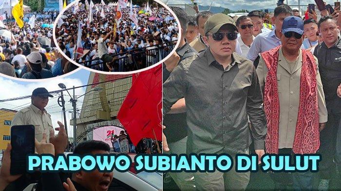 Prabowo Subianto di Sulawesi Utara, Senin 5 Februari 2024. Lokasi di Manado, Tomohon dan Langowan.