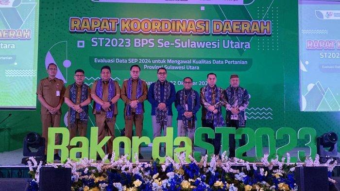 Rapat Koordinasi Daerah (Rakorda) ST2023 Badan Pusat Statistik (BPS) se-Sulawesi Utara.